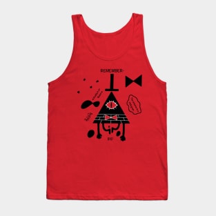 Gravity falls : Bill cipher Tank Top